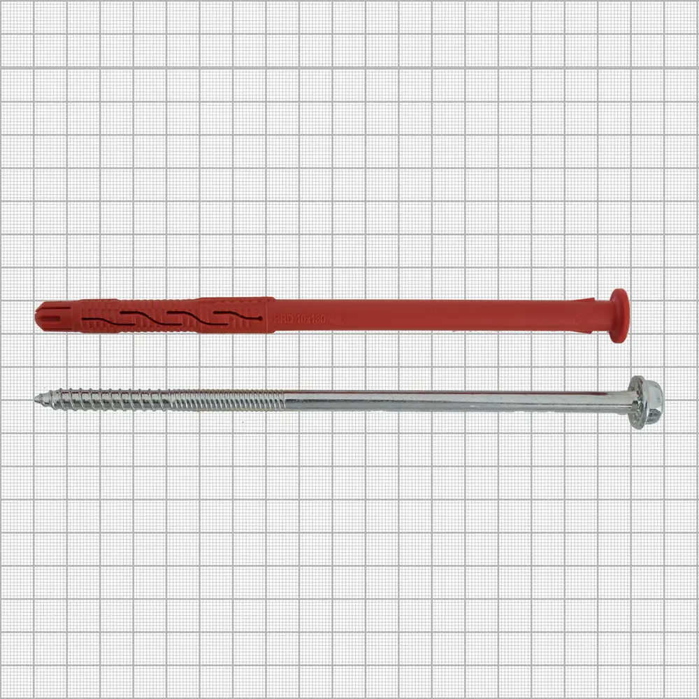Дюбель фасадный Hilti HRD-H 10x180 мм нейлон/оцинкованная сталь цвет красный 20 шт. 82656588 STLM-2072878  - Вид №3