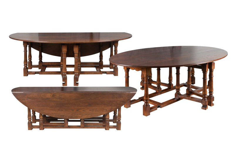 HT111 Двойной стол Gateleg ijlbrown  - Вид №4