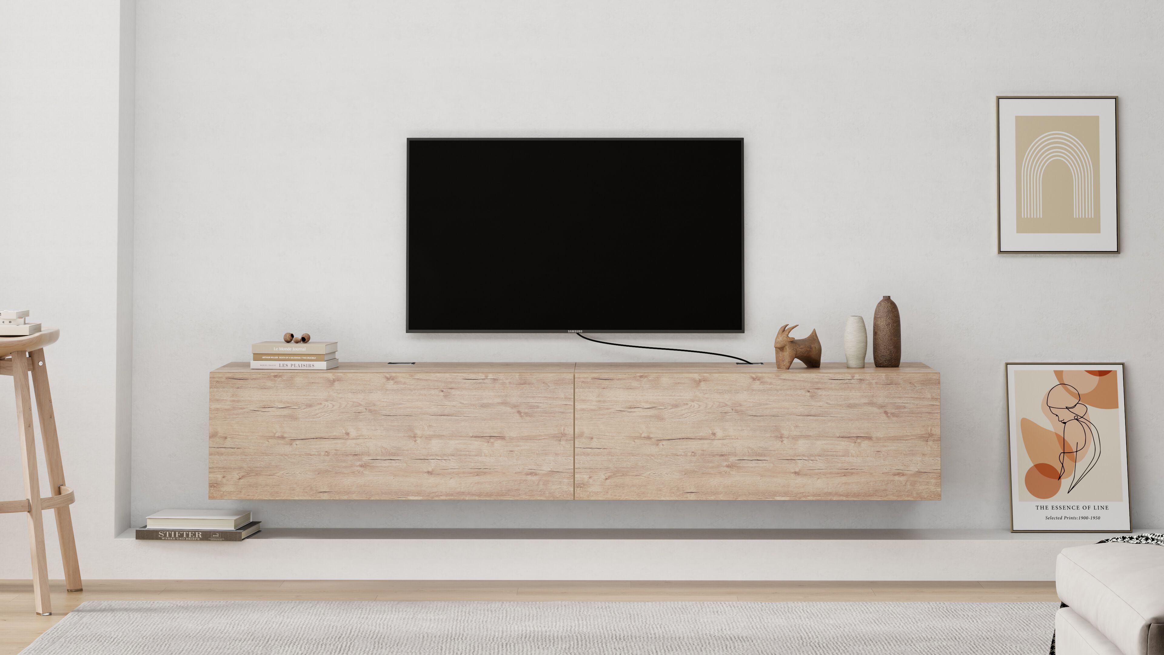 Модульная оборудованная стена установленная стеной в меламинированном Mobili Fiver Easy ARCH-00044646 - Вид №11