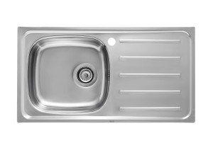 A870F30801 Мойка из нержавеющей стали с одной чашей и сливом справа ROCA J