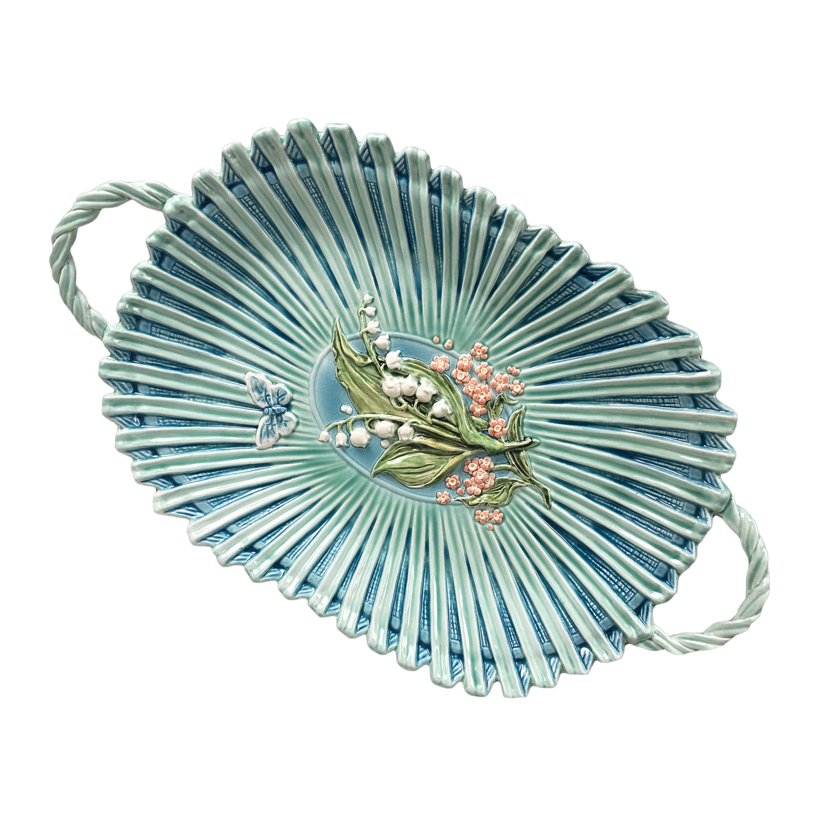 Хлебница (роспись) Розовые ландыши PROVANSFAIENCE sun-id-994482 - Вид №1