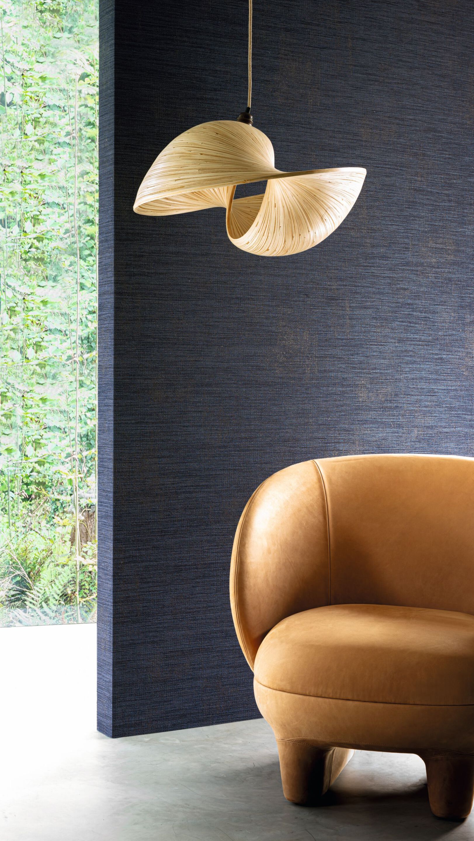 Однотонная настенная ткань Casamance Féroé ARCH-00142314 - Вид №2