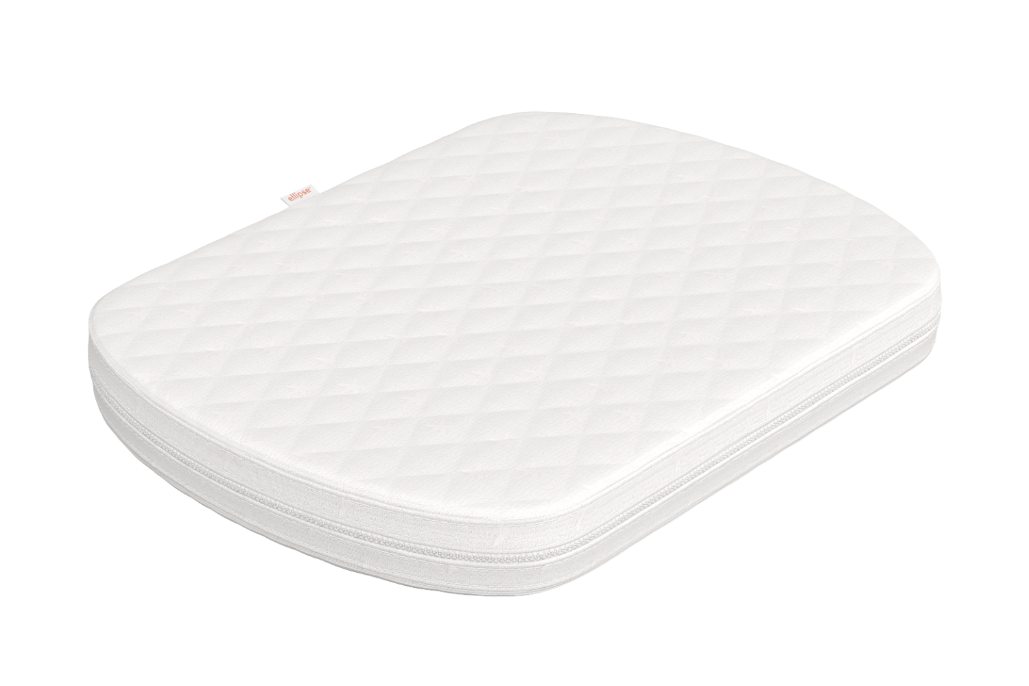 Матрас для люльки 70х90х9 см Elegance кокос/форплит/латекс ELLIPSE ELLIPSE ELEGANCE 00-3951323 Белый Santreyd  - Вид №1