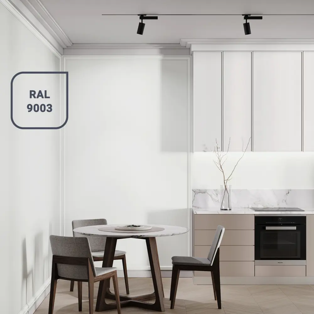 Краска Tikkurila Euro-20 для влажных помещений, белая матовая 0.9 л 12355087 STLM-0001942 - Вид №5
