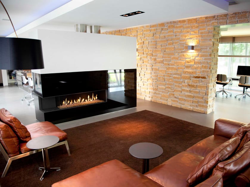 Газовый угловой камин KALFIRE G125/37C ARCH-00021523