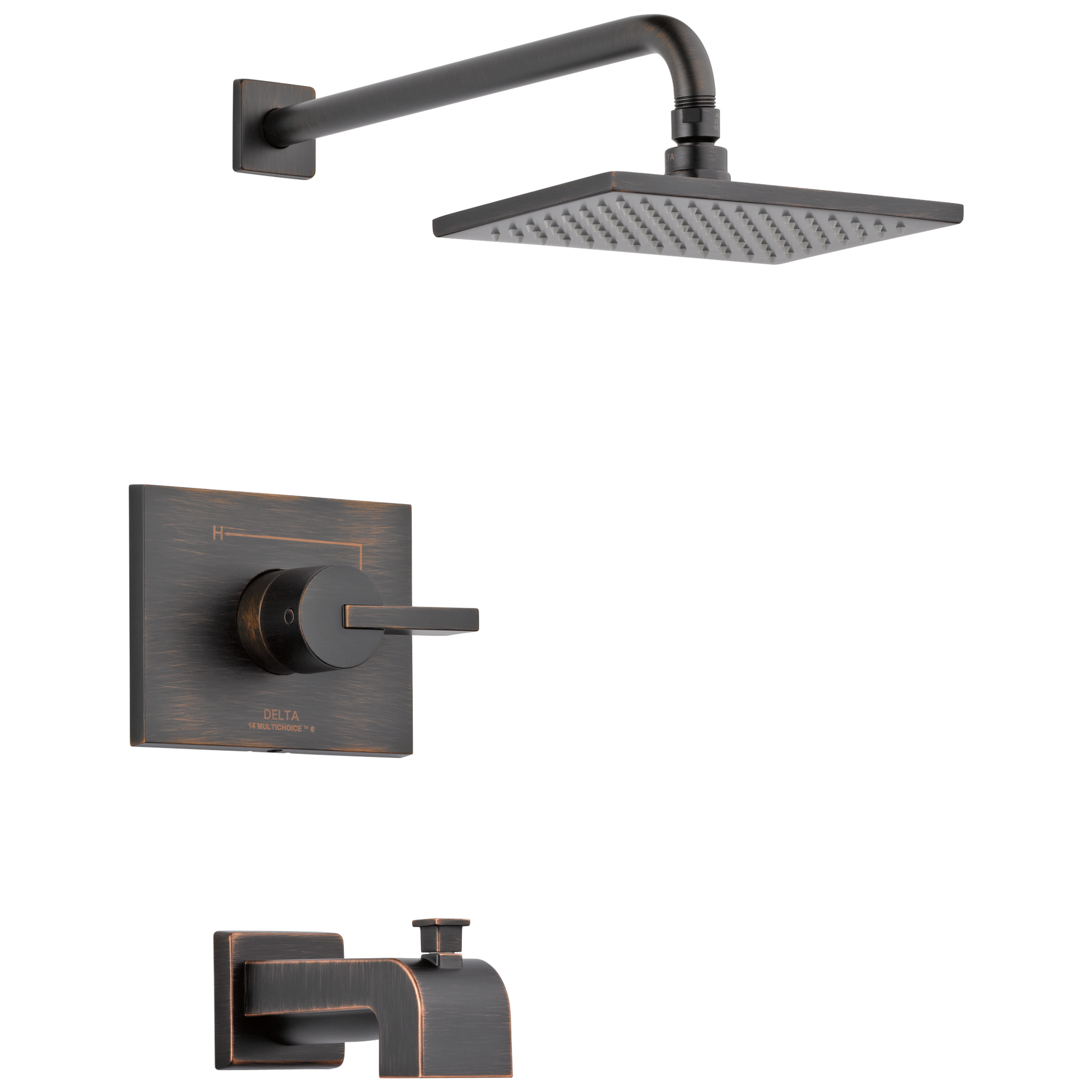 T14453-RB-WE Для ванны и душа Monitor® серии 14 Delta Faucet Vero Венецианская бронза