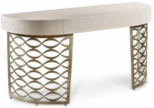 Cantori Кожаный стол с ящиками Isidoro