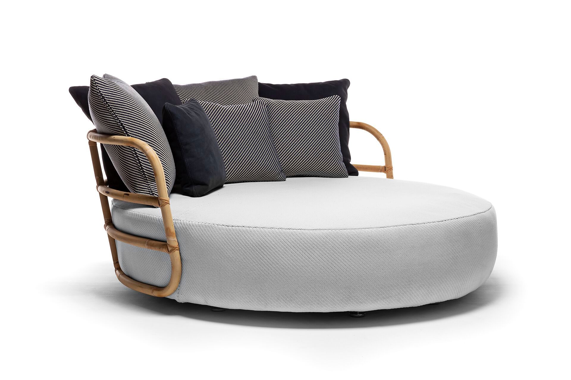 Круглая Садовая кровать из камыша и ткани Exteta джунгли ARCH-00125399 - Вид №3