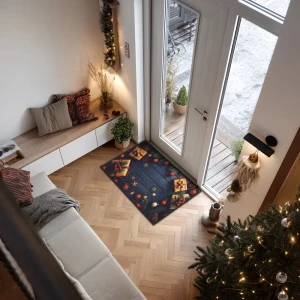 Грязезащитный коврик Confeti 50×80 см красный 89439196