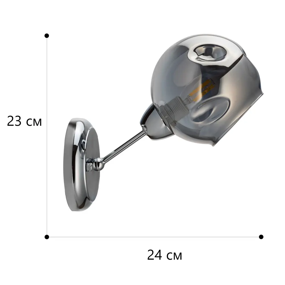 Бра Nemo L1238-1A, цвет никель LAMPLANDIA STLM-2198540 - Вид №11