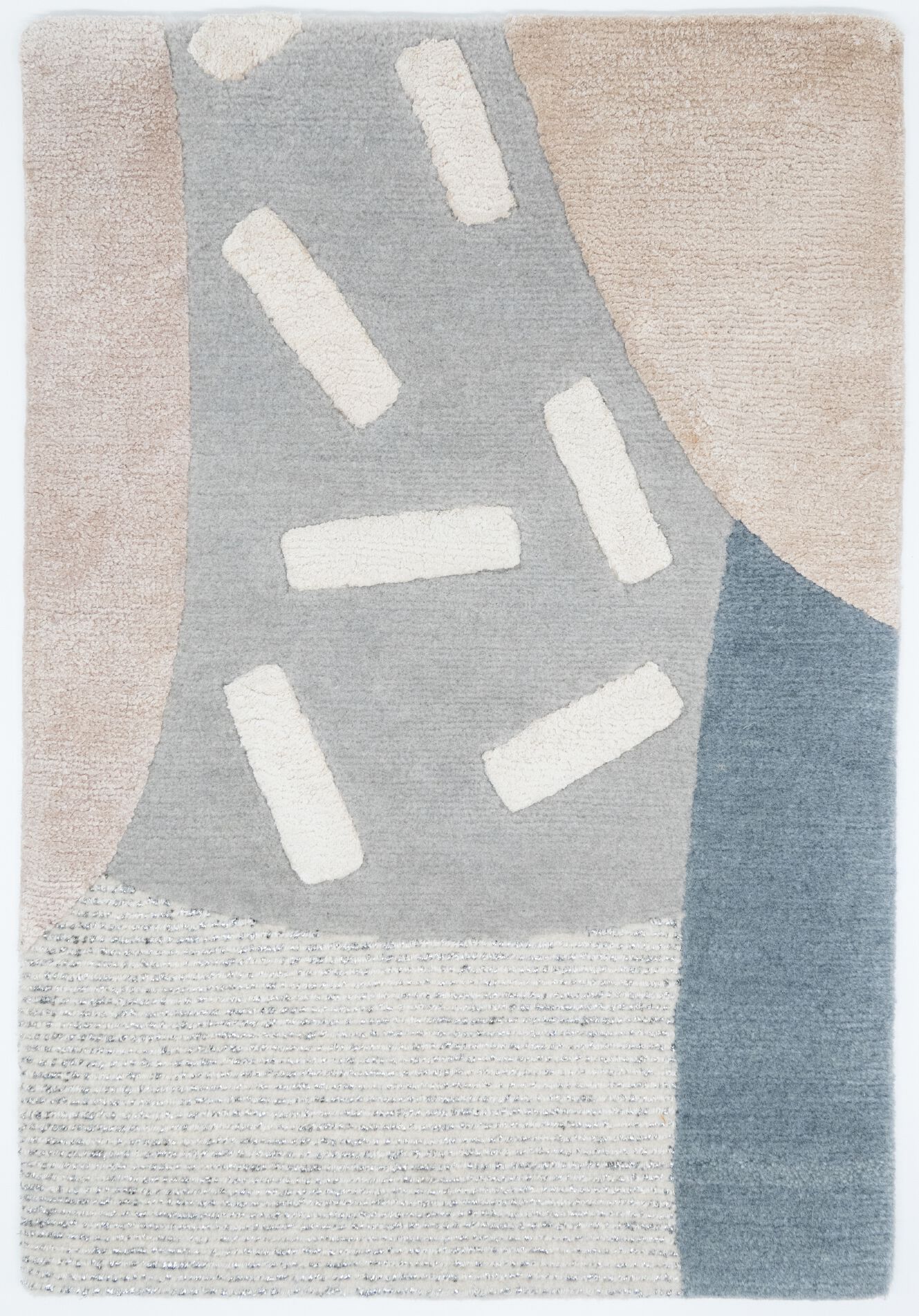 Прямоугольный ковер ручной работы из шерсти и шелка Tapis Rouge абстракция ARCH-00033145 - Вид №6