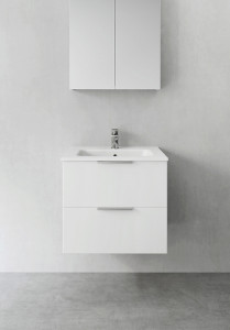 1390224 Шкаф Для Умывальника Компактная Форма Белый Матовый 600 Hafa  Белый