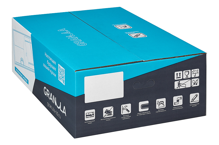 7001, АРКТИК (БЕЛЫЙ), кухонная мойка, кварц GRANULA 7001-ST140 - Вид №2