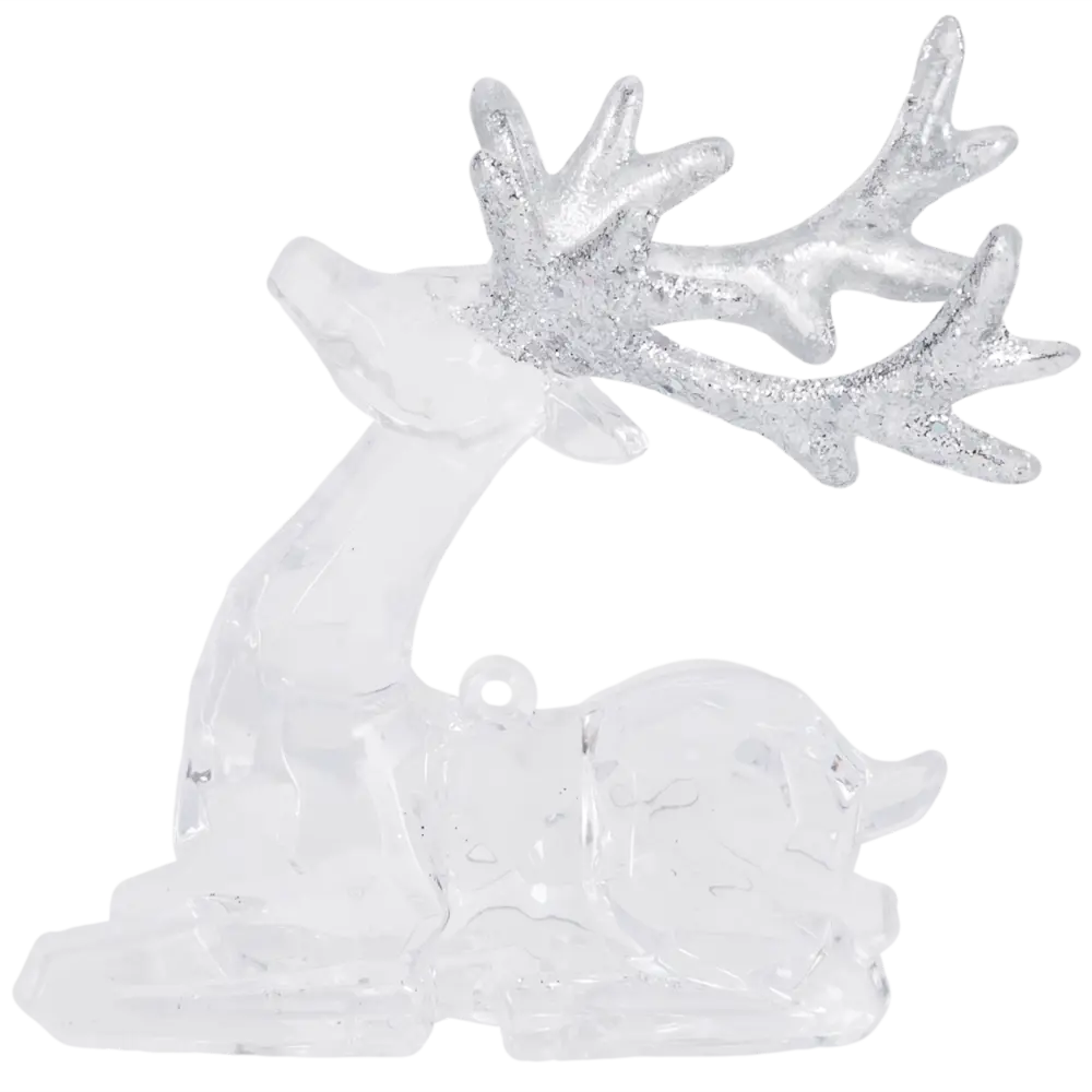 85129535 Украшение елочное «Олень лежит» акрил 9 см STLM-0954035 Santreyd  - Вид №2