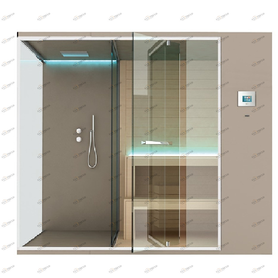 СПА: САУНА С ДУШЕМ 295 УГЛОВАЯ ETHOS Gruppo Geromin SSAET7C4DH