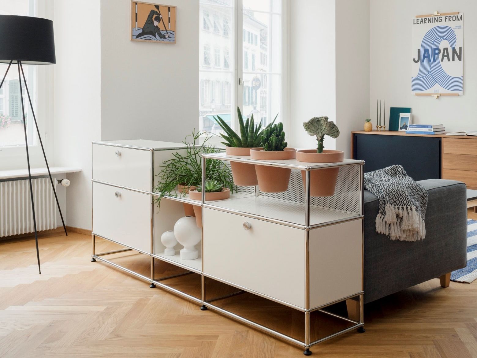 Секционный шкаф USM мир растений для USM Haller ARCH-00124144