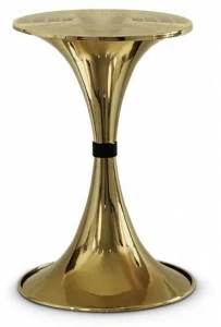 Essential Home Круглый журнальный столик из латуни