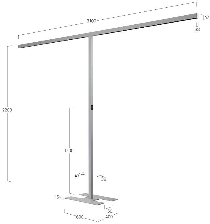 Lightnet Светодиодный торшер Matric sun-id-1354343 - Вид №1