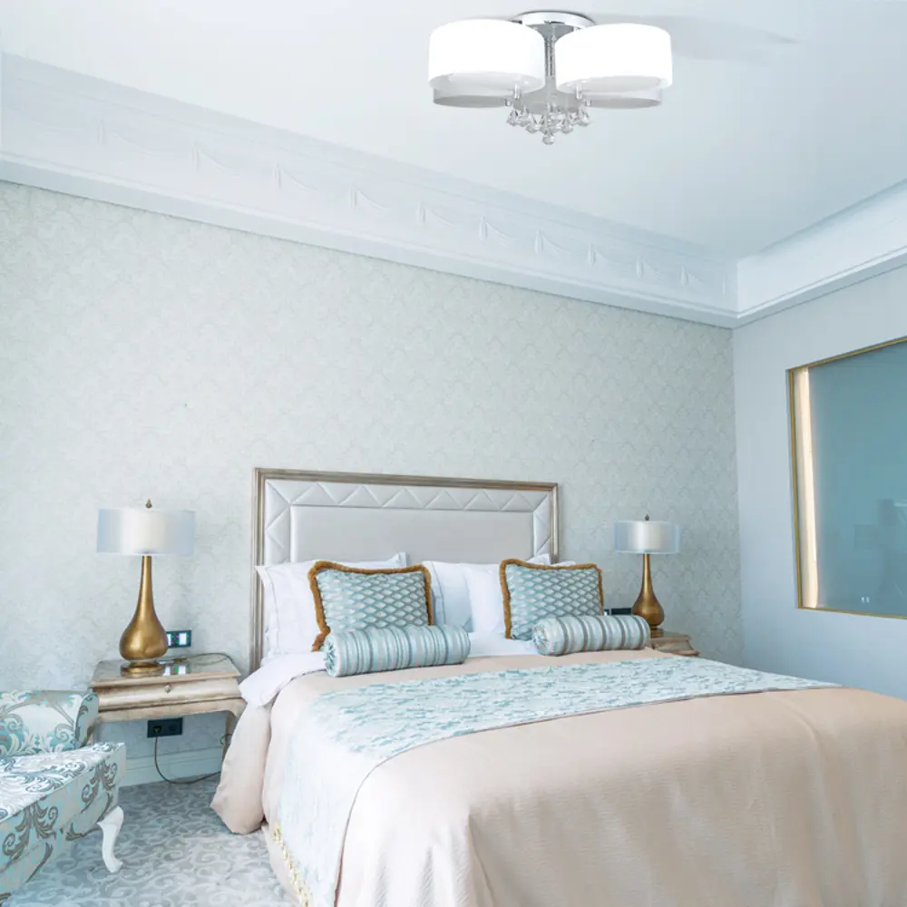 Люстра потолочная Lamplandia Lima 3017-5, 5 ламп, 17 м², цвет белый STLM-2192787 - Вид №9