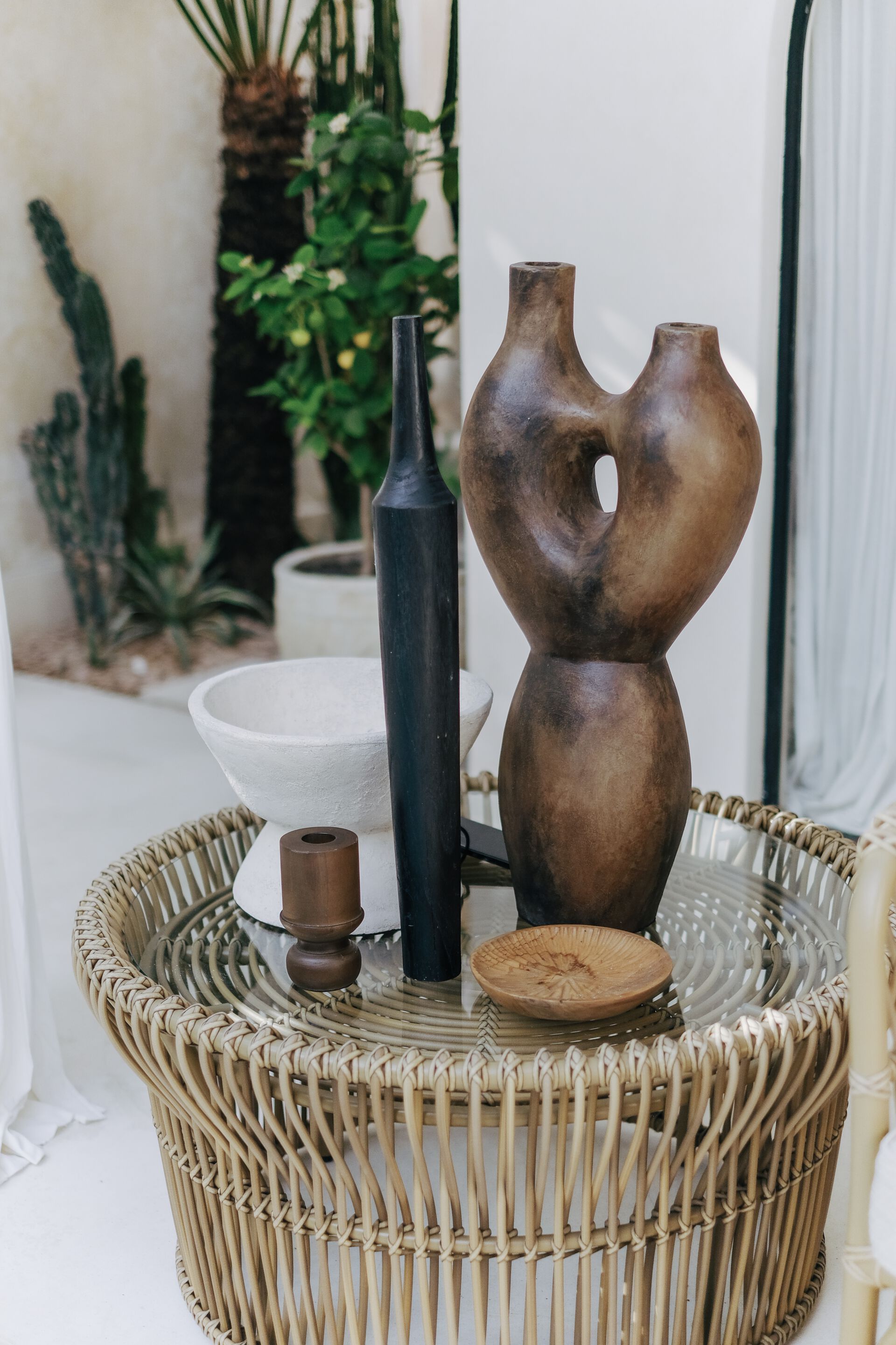 Круглый журнальный столик из синтетического волокна cbdesign Гренада ARCH-00117412 - Вид №2