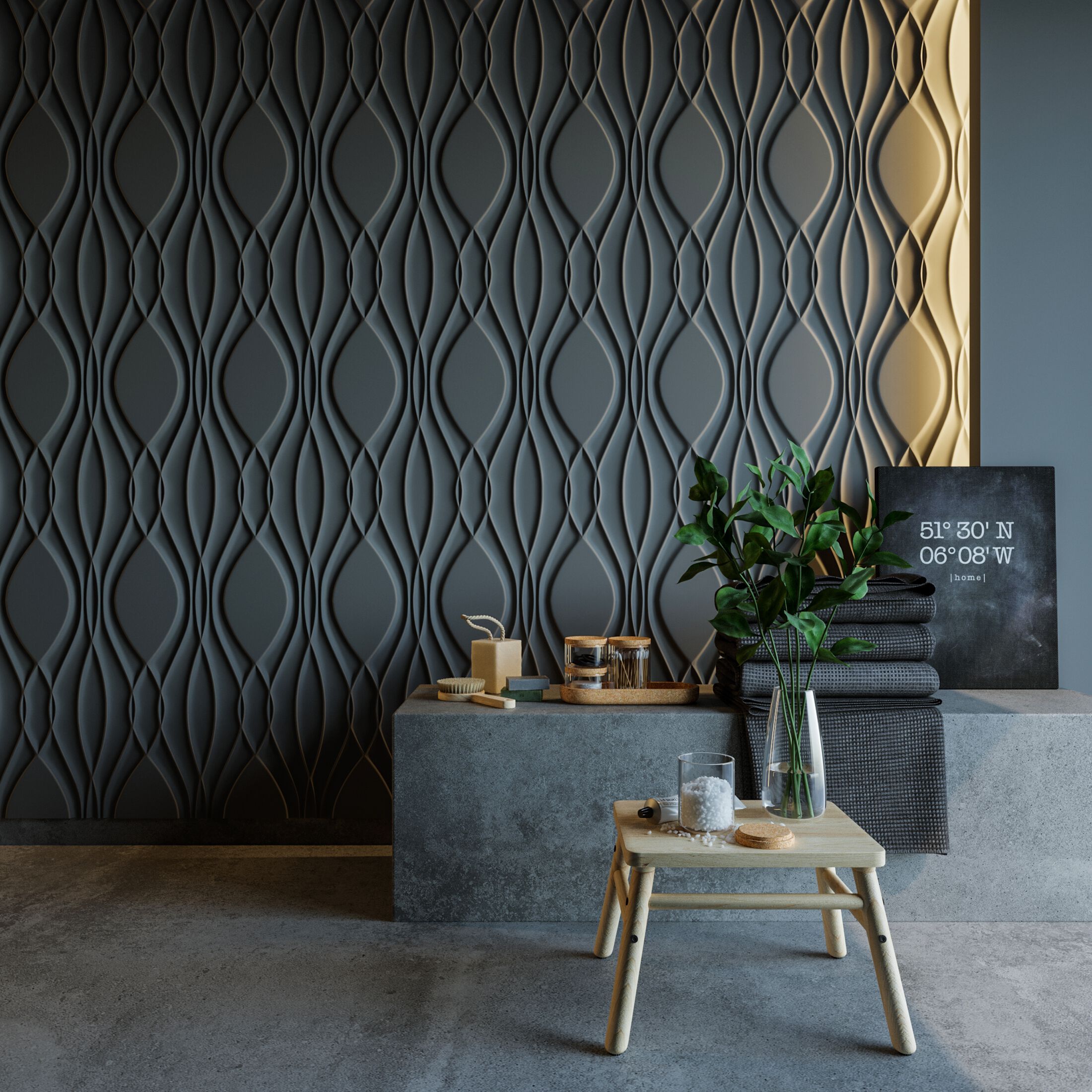 Трехмерное гипсовое покрытие WallDeco M-Modern ARCH-00116462 - Вид №3