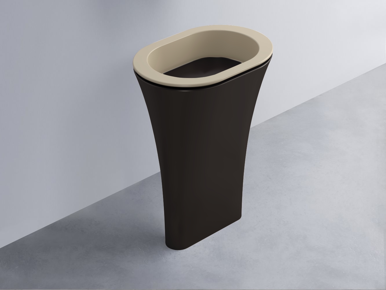 AMLA65-AV+AMPILO-LV+AMCOLO-LV Раковина Amedeo Ovale отдельностоящая cielo Enjoy + Amedeo Ceramica Cielo