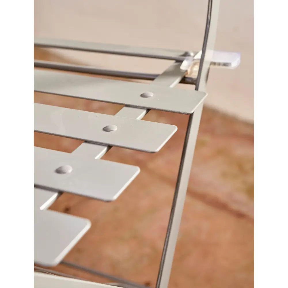 Стул Naterial Flora Origami складной 47х41х80 см сталь темно-серый STLM-2123387 - Вид №9