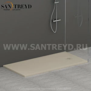 DP16080503 Душевой поддон 160х80 см цвет Жемчужина Globo DOCCIAPIETRA Италия