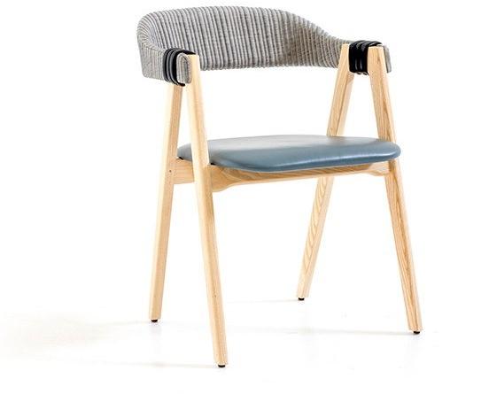 Moroso Штабелируемый деревянный стул с подлокотниками Mathilda sun-id-1407214 - Вид №7