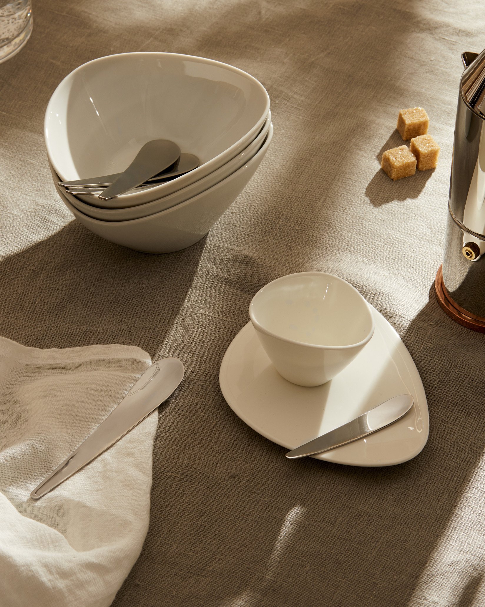 Ложка для мокко. 6 предметов из коллекции Alessi Colombina FM06/9 - Вид №1