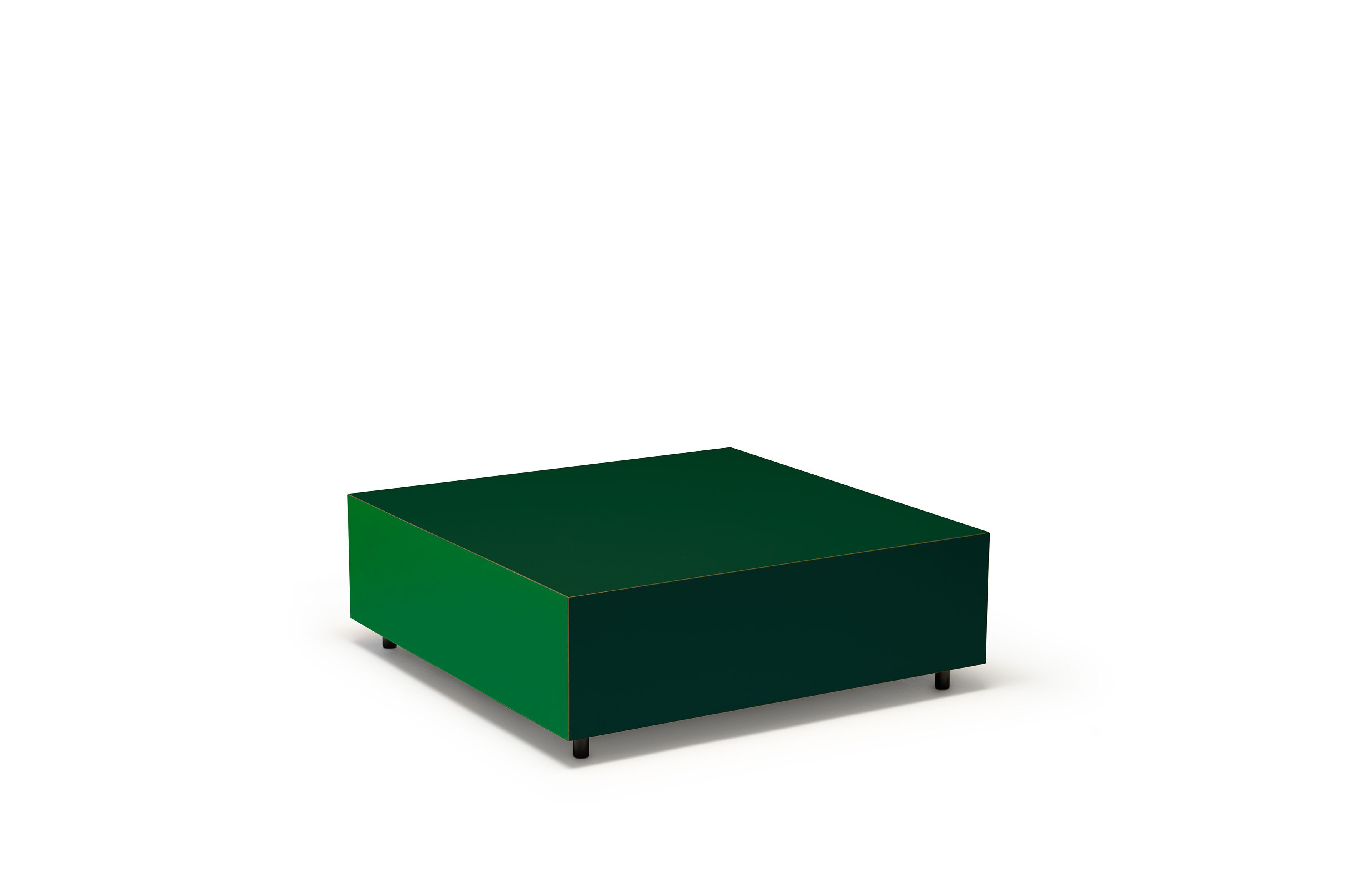 Низкий квадратный журнальный столик из фанеры Established&Sons Bloc ARCH-00108463 - Вид №16