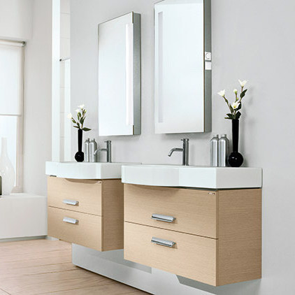 WALL4 Комплект мебели cm 90 (p. 35/45) + 90(p. 35/45) Berloni Bagno 43298 - Вид №2