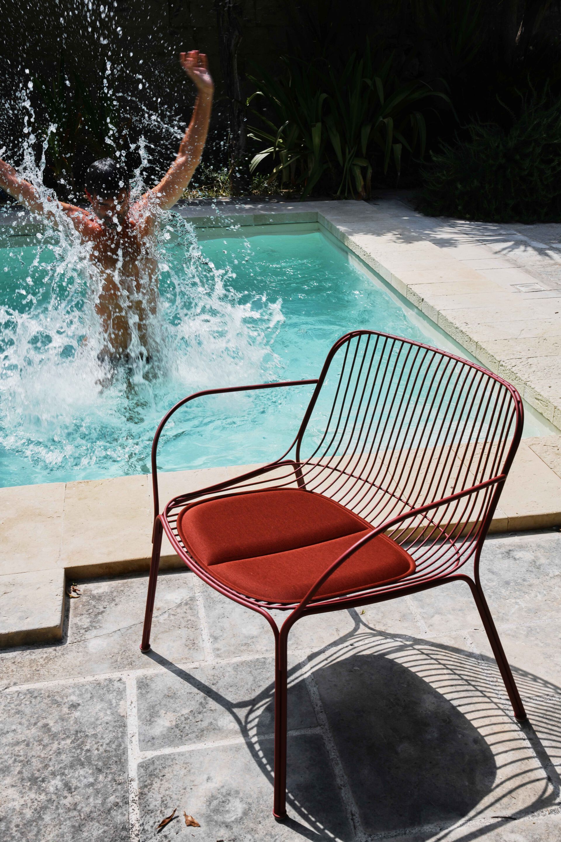 Садовое кресло из оцинкованной стали с подлокотниками Kartell Hiray ARCH-00023040 - Вид №53