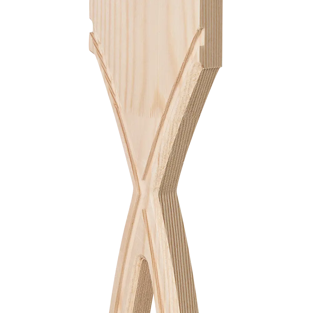 Балясина Эллипс сращенная хвоя сорт Прима 18x90x900 мм Santreyd STLM-2137277 - Вид №1