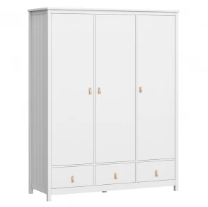 Шкаф распашной белый трехстворчатый Wood ELLIPSE ELLIPSE WOOD 00-3951344 Белый