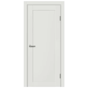 Межкомнатная дверь Дэстро 60x200 см белая жемчуг МАРИО РИОЛИ с фурнитурой 89375721