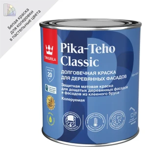 Фасадная краска Tikkurila Pika-Teho Classic для деревянных поверхностей 89350877