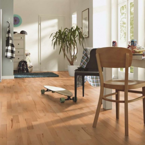 Паркетная доска Meister PС 200 Classic Дымчатый Лайвли 921 Бук Натур (Гладкая) 2400х200 мм 2300200102 - Вид №4