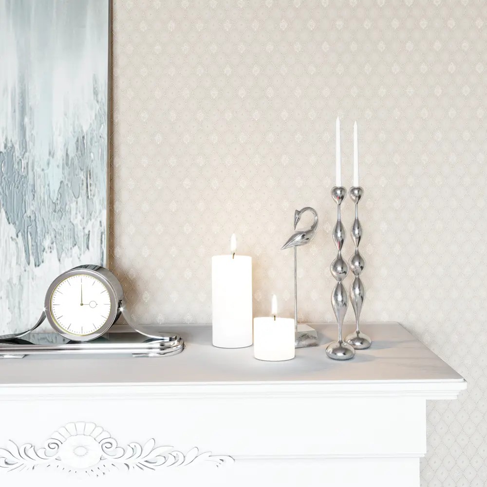 Обои флизелиновые Palitra Home Rosalina бежевые 1.06 м HC71619-21 88120833 STLM-2027853 - Вид №2