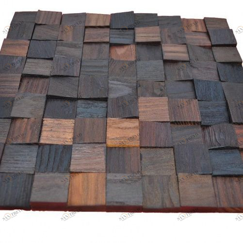 Мозаика и 3D панели из дерева Tarsi 3D 3d Колотый Т.1.1.2.1 Термоясень Селект 3д (мозаика панели), рельефная (3Д (мозаика панели), Рельефная) 300х300 мм 1401100068