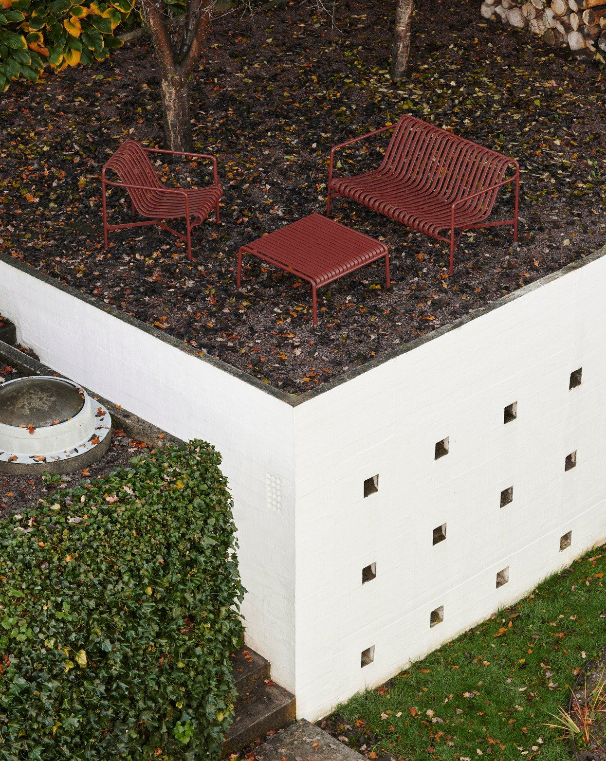 Стальной садовый диван Hay Палисад ARCH-00113710 - Вид №3