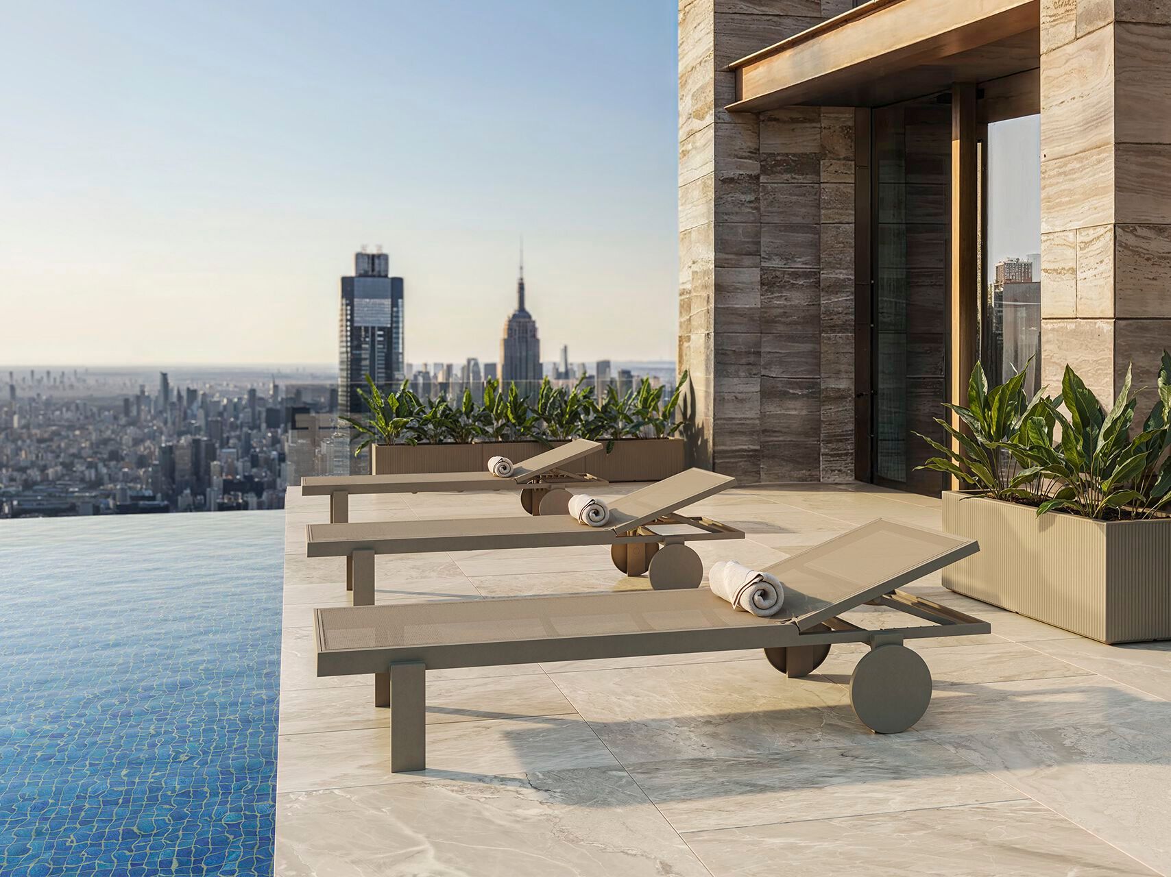 Лежак для сада с колесами Vondom ARCH-00125980 - Вид №4