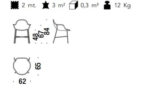 Стул с подлокотниками MOROSO Tia Maria ARCH-00009587 - Вид №4