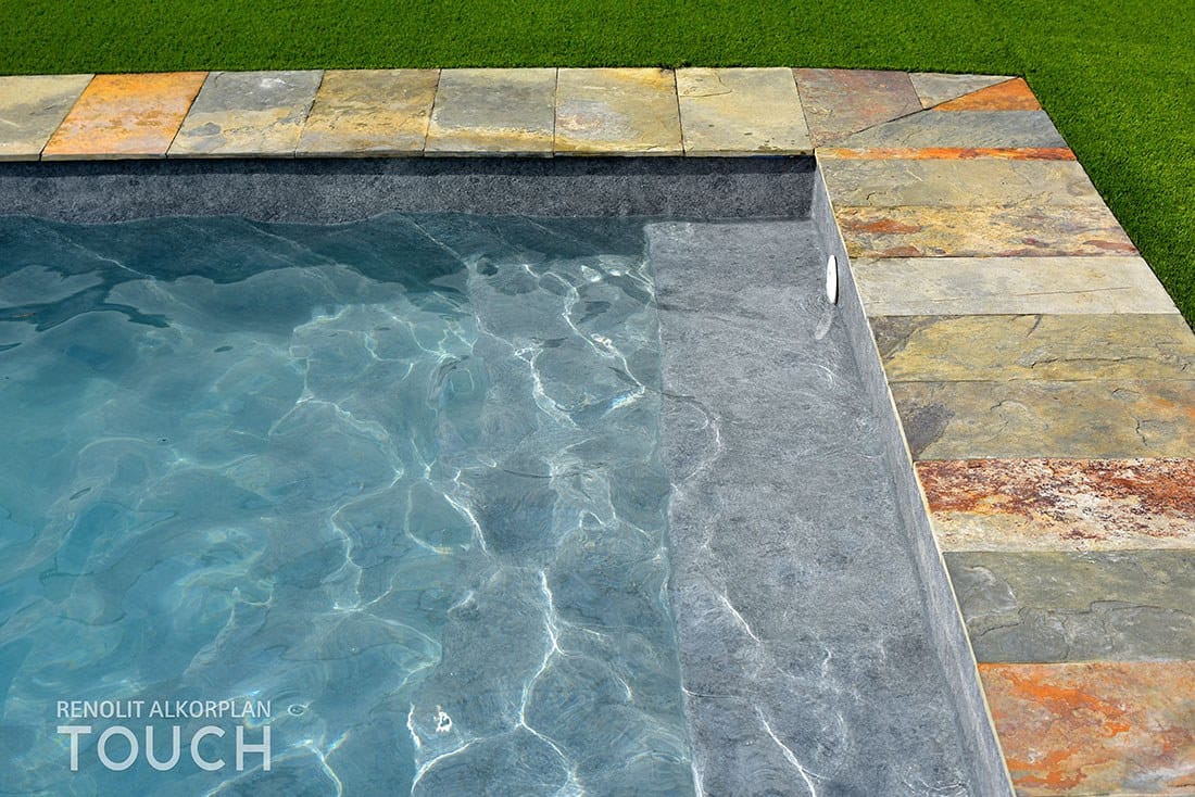 Армированный брезент для покрытия бассейнов RENOLIT ALKORPLAN TOUCH ARCH-00012409 - Вид №1