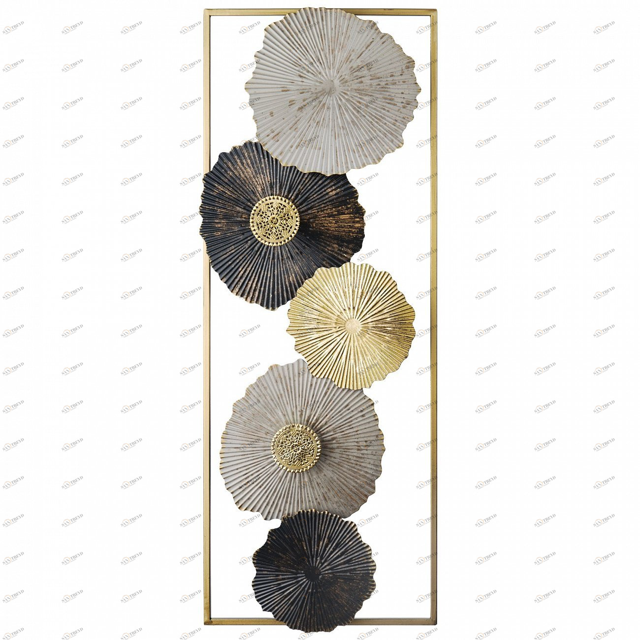 Панно настенное металлическое 74 см 93006 Tomas Stern TOMAS STERN  00-3865433 Серый 