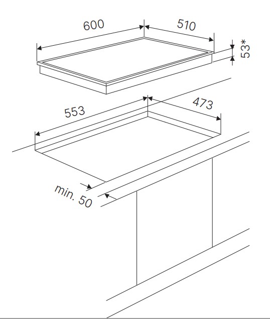 9255925 Газовая варочная поверхность Kuppersbusch KG 6853.0 SE-E5 STDN-0018623 - Вид №1