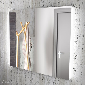 23407 SALGAR Зеркало CANDEM 1200 со светодиодной подсветкой (11,5 Вт) IP44 1200 x 600 мм