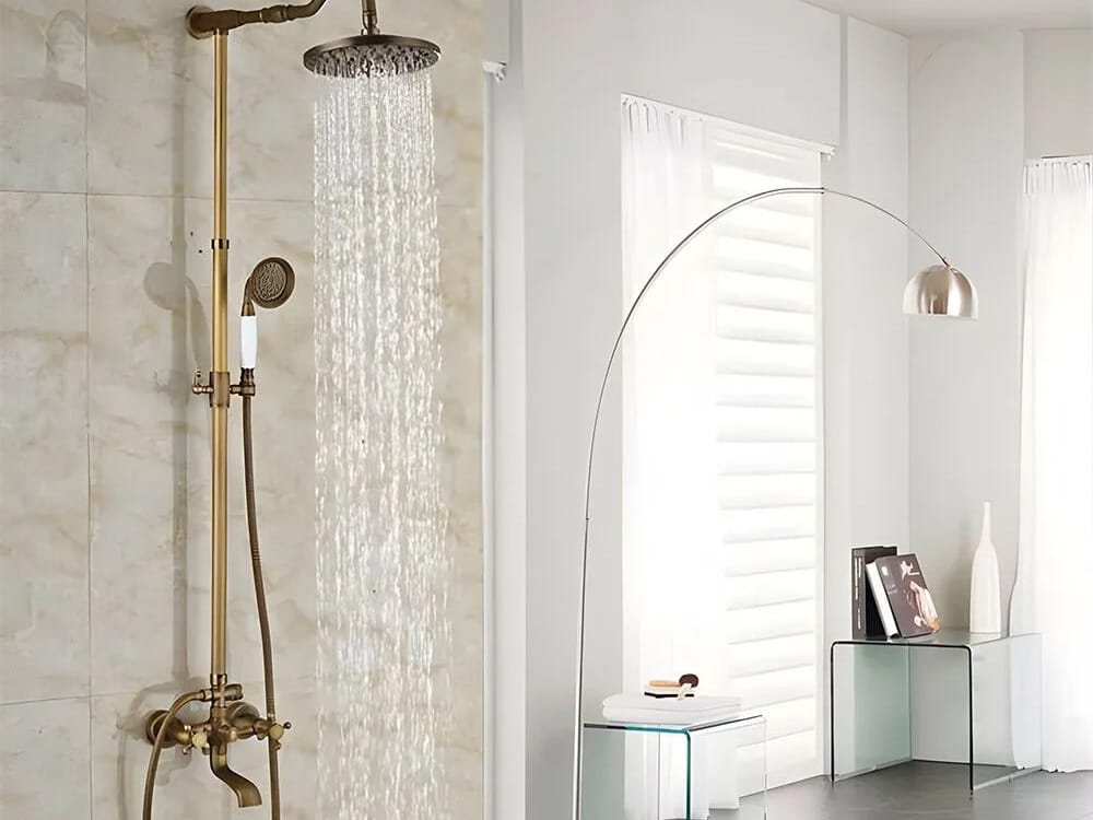 Настенная душевая колонна с переключателем Fontana Showers питьевой фонтанчик ARCH-00100157