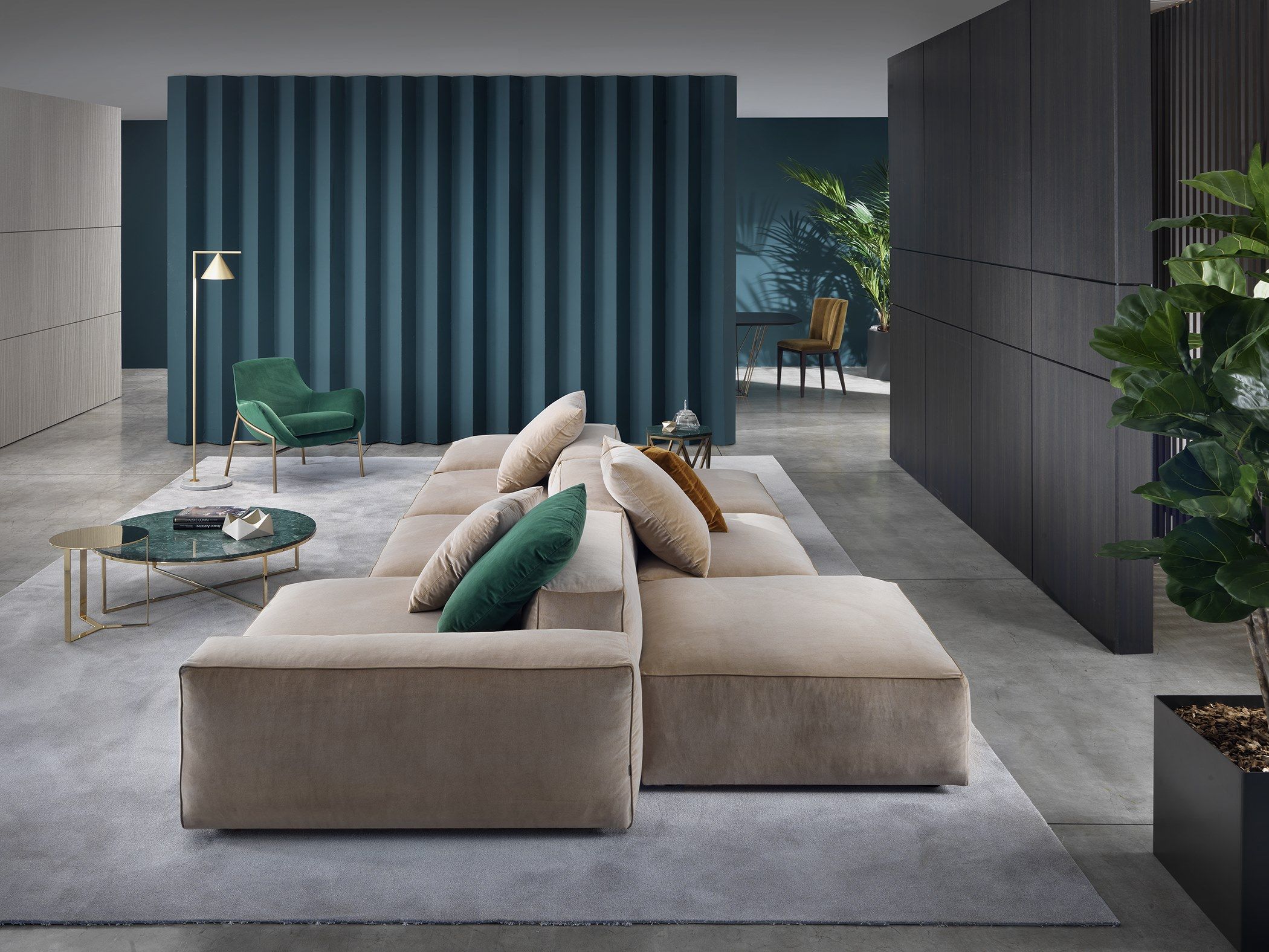 Угловой диван из ткани Marelli GARY ARCH-00126881 - Вид №2