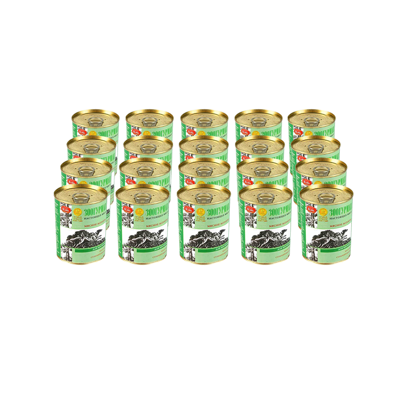 Т00004501*20 Корм для щенков Мясное ассорти говядина конс. 350г (упаковка - 20 шт) ЗООГУРМАН 